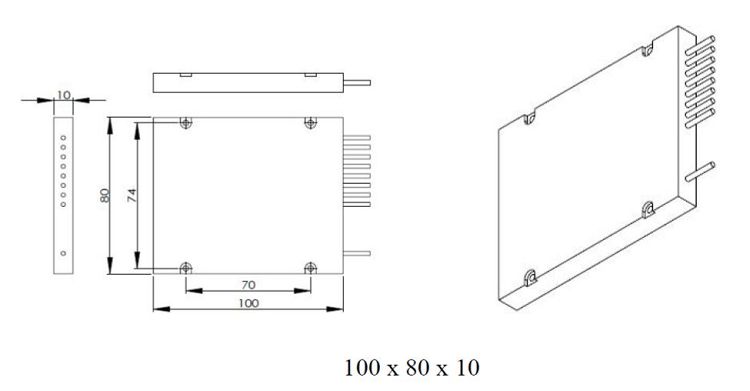 1x8 PLC Fiber Splitter-1